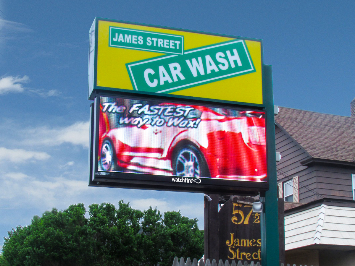 James Street Car Wash; 12mm, 3'5