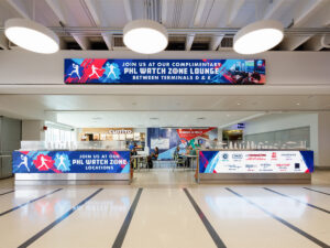 Philadelphia International Airport; Indoor 1.9mm, 2'3" x 12' and 2'3" x 18'11", Philadelphia, PA